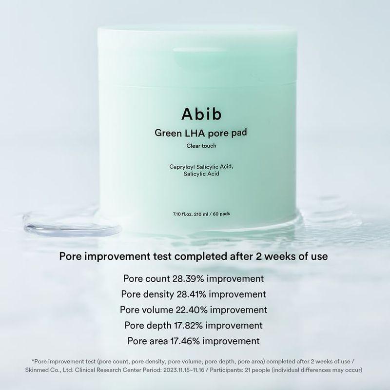 Abib - Green LHA Pore Pad Clear Touch