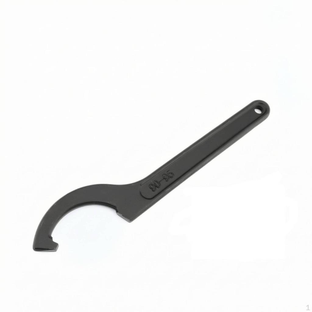 Hook Wrench Flat Handle Spanner OnePiece Tool for Plumbers, Water Meter Maintenance, Plumbing
