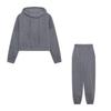 Fall Casual Tracksuit Set Women 2 Piece Outfits Long Sleeve Crop Hoodie and Jogger Pants Sweatsuit