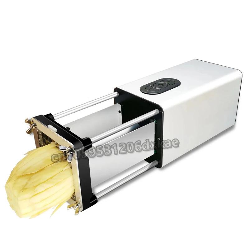 110V-240V Electric Potato Cutter Potato Chip Cutter Vegetable Cutting Machine Strip Dice Cube Slice Food Processor