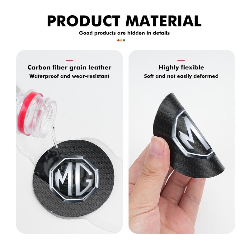 For MG 2pcs Car Water Cup Slot Anti-slip Mat Drink Bottle Hoder GT 3 5 6 7 GS Pilot HS ZS xus1