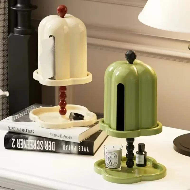 Tissue Box French Retro Advanced Feeling No Punching Required Tissue Boxs Living Room Multi Functional Creative Paper Carton Box