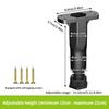 Telescopic Adjustable Bed Beam Support Foot Reinforced Plastic Furniture Leg Sofa Leg Bed Bottom Load Bearing Bracket