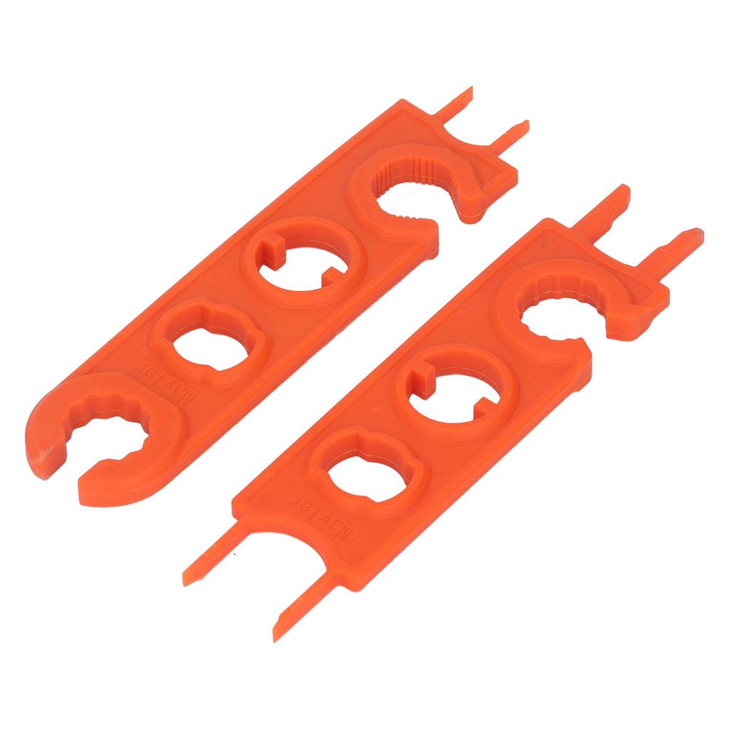 1 Pair Solar Spanner Wrench Assembly Panel PV Disconnect Removal Connector Tool Orange
