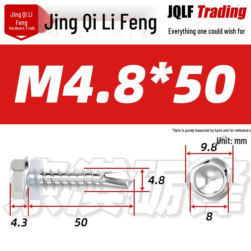 Stainless Steel 410 Hex Self-Drilling Screws for Color Steel Tiles