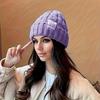 Women's Stretchy Beanie Hat Winter Skull Cap Soft Casual Headwear, Versatile Fashion, Comfortable Warm Hat