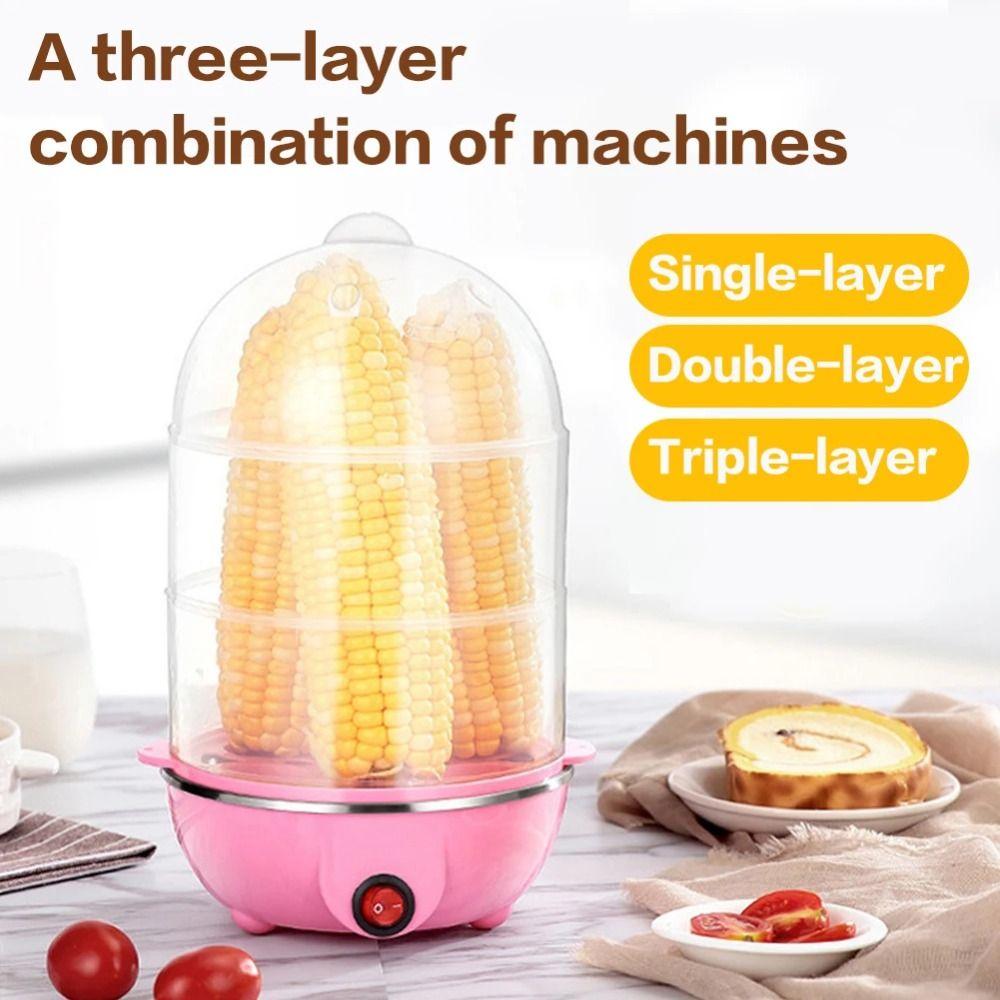 Auto-Off Egg Steamer Multi Function Egg Cooker Egg Maker Electric Eggs Boiler  Home