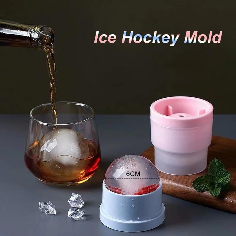 Silicone Ice Maker Food Grade Sphere Ice Mold Stackable Slow Melting DIY Ices Ball for Cocktail Whiskey Drink Home Bar Supplies