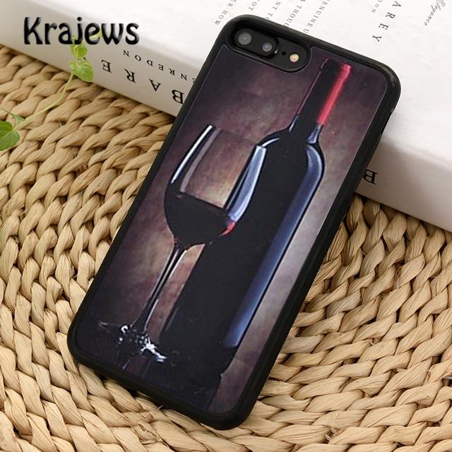 Krajews 1004 Vintage Wine Pattern Phone Case Cover For IPhone 18 17 Air 16 15 14 plus 11 12 13 pro max coque Shell Fundas