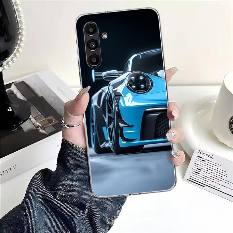 Sports Car 911 Phone Case For Samsung Galaxy A13 A14 A15 A16 A17 A53 A54 A55 A56 A57 A33 A34 A35 A36 A37 A23 A24 A25 A26 Galaxy