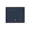 Meisterstück Leather Wallet Men Wallet Deep-Blue 128587