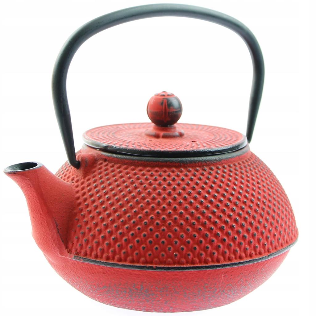 Cast Iron Kettle 0.8 L Infuser Strainer For Brewing Tea And Herbs