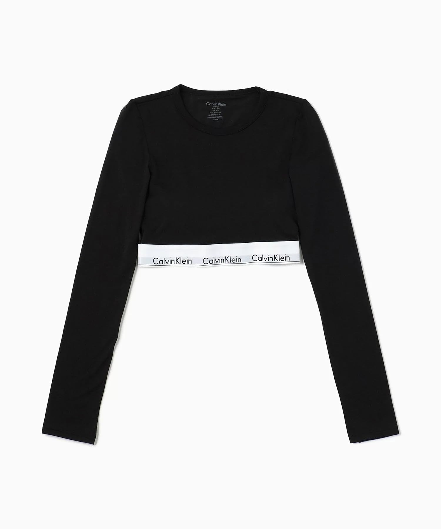 

Bralette Crop Top QF8600 [Calvin Klein] Long-sleeve T-shirt (JP, Alphabet, S, Black) [Item] чёрный