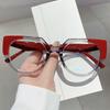 Oversized Women Eyeglasses Frames  New In Simple Multicolor Eyewear Trendy Luxury Design Non-prescription Spectacles