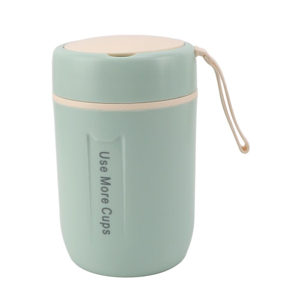 600ml Insulated Food Jar Safety Cover Food Container Durable Vacuum Insulated Container  For Travel