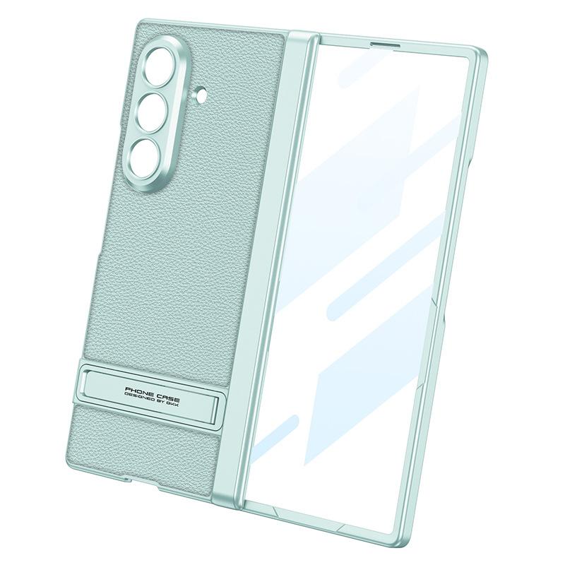 New Model Suitable for Samsung Z Fold7 Mobile Phone Case Magnetic Hinge Triumphal Leather Bracket Shell Film Full Inclusive Protective Case