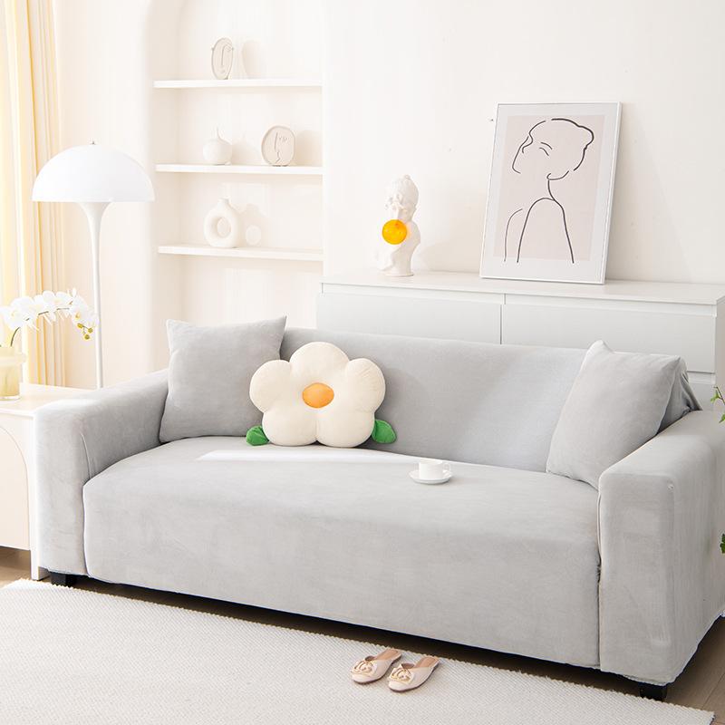 

Universal Sofa Cover Stretch Fabric All-InJUEusive Full Covered Slipcover for Four Seasons Lazy Solid JUEoth 90-140cm