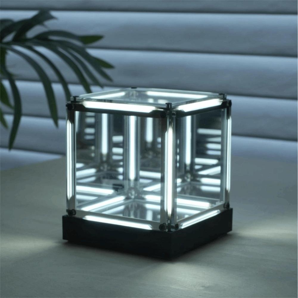 Maglev Technology Electronic Game Desktop Light Maglev Hypercube 4D Night Light  Desktop Decor