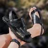Fashion 2025 Handmade Summer Casual Mens Sandals Soft Sole Non-Slip Design with Breathable Lining Lightweight Comfort for Daily Wear