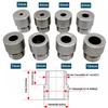 Stainless Steel Drill Sleeves Woodworking 3mm-10mm Sizes Drill Guide Bushing for Drilling Locator Doweling Jig & Pocket Hole Jig