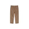 Stussy Solid Logo Embroidered Loose American Vintage Long Pants Men bottoms Brown 316063