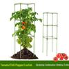 Verstellbarer Tomatenkäfig: Einfacher quadratischer Kletterrahmen für Zimmer- und Außenpflanzen, Blumen und Gemüse.