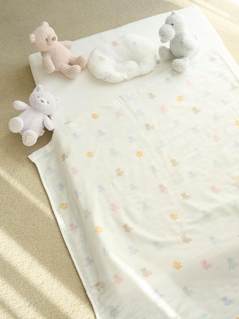 Gelato Pique Plush Gauze Blanket PSGG252838OWHTF [Sleep] [Baby]
