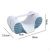 Back Sleeping Pillow Anti Wrinkle Antiside Sleeping, Head Neck Support Ergonomic Memory Foam,