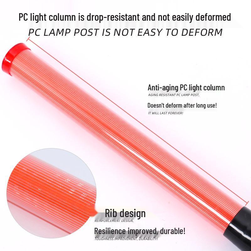 54cm Rechargeable LED Traffic Baton & Emergency Glow Stick