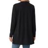 Cardigan da Donna a Maniche Lunghe Aperto Davanti Maglione Leggero a Maglia Tasche Capospalla Casual Top da Sovrapporre