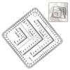 1-pack Geographic Coordinate Ruler Flexible Map Scale And Protractor Map Scale Protractor Measurement Tool Map Scale Tools