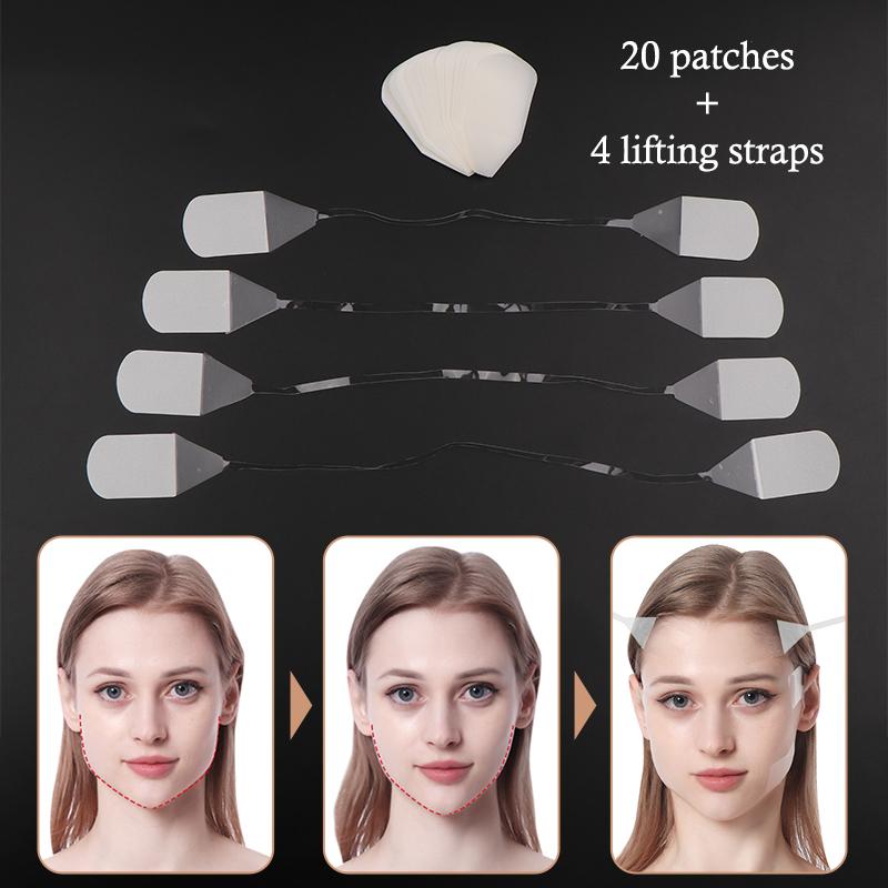 Invisible Facial Slimming Tape Wrinkle Removal Sticker Face Stickers Neck Eye Lifter Sticker Anti Aging Patch Face Lift Tape