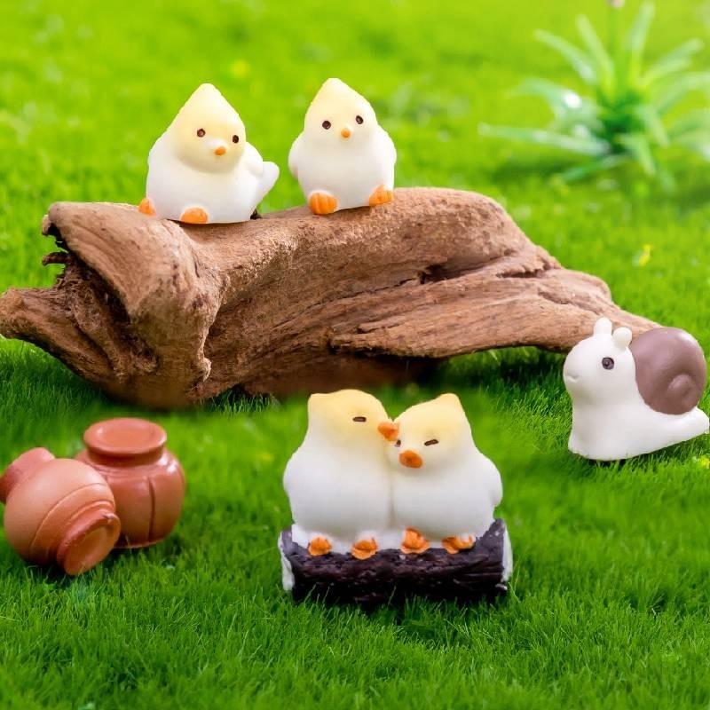Cute Mini Resin Animal Figurines For Fairy Garden And Creative Landscaping