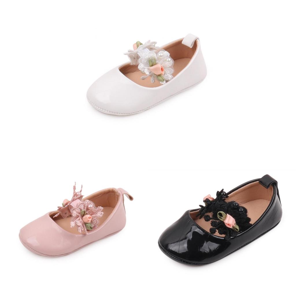 Princess Baby Shoes For Girls 0-1 Year Old Breathable Soft Sole Toddler Sneakers