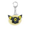 Anime Glaceon Flareon Jolteon Cartoon Acrylic Keychain Figure Keyring Ornament Collectible Accessory Charm Couple Chain Jewelry