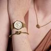 Authorized Distributor Olivia Burton Watch Ladies Wanderlust Ivory Gold Mesh 30mm 24000214 [OLIVIA BURTON] [Classics] &