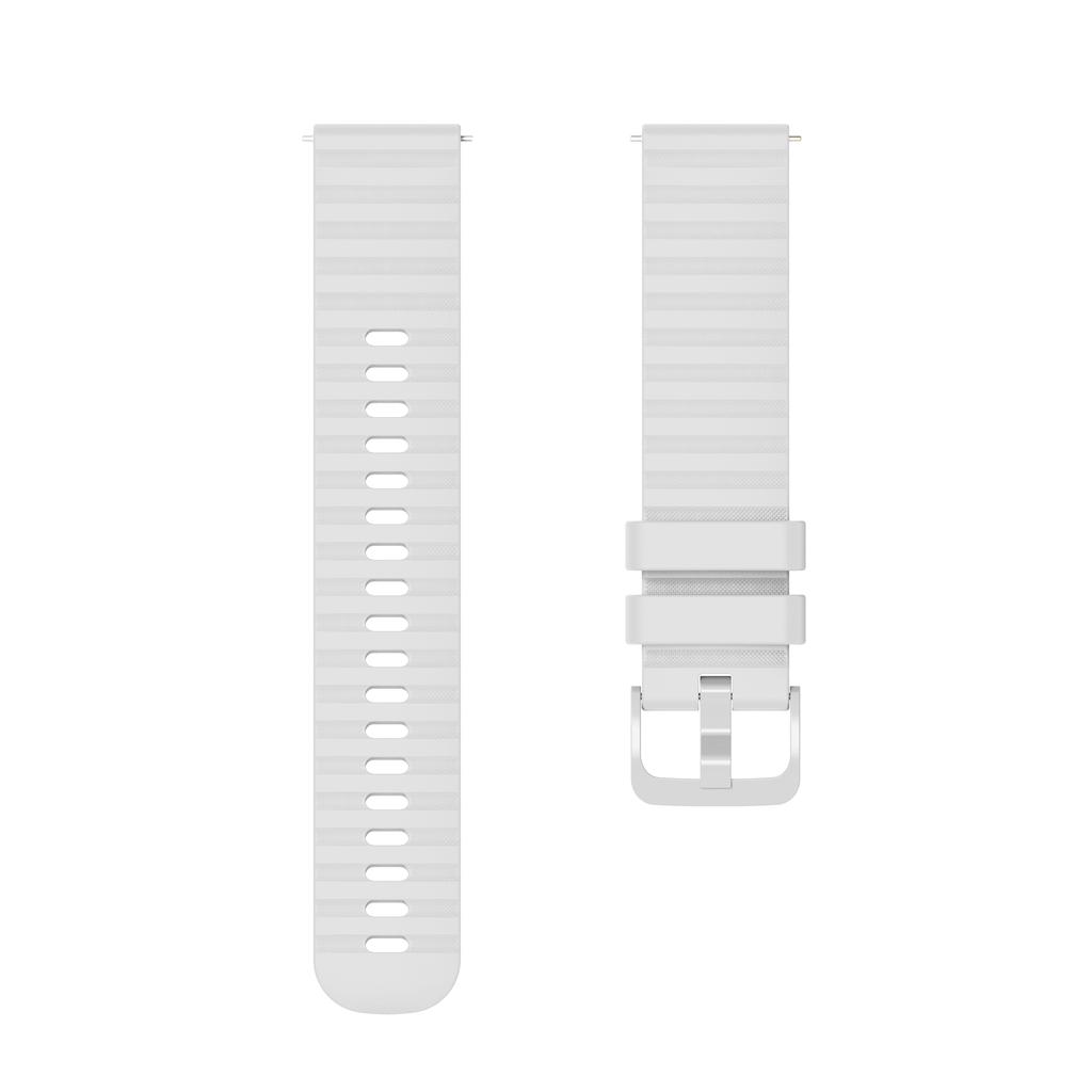 For Garmin Approach S40/Venu Sq/Samsung Galaxy Watch3 41mm/Gear Sport Silicone Watch Bands 20mm Quick Release Wave Grain Dots Straps Replacement