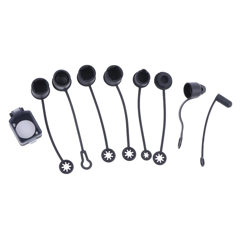 2 Pezzi Coperchio Antipolvere in Silicone Per Spine di Alimentazione Audio di Rete Connettori Speaker Xlr 6.35Mm Tappo Protettivo Impermeabile