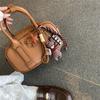 Y2K Vintage Scarf Little Bear Bag Pendant Korean Creative Chocolate Keychain Version Braided Rope Keyring Ins Hanging Decoration