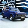 1:32 LADA NIVA Oldtimer Legierung Automodell Druckguss Metall Spielzeugfahrzeuge Automodell Hohe Simulation Sound Licht Sammlung Geschenk für Kinder