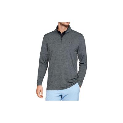 Nadruk z Logo Jednolity Kolor Sportowy Dzianinowy T-shirt z Długim Rękawem Męskie Top Szary 1327040-012