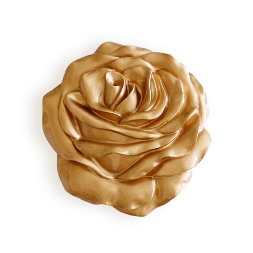 Nordic Three-dimensional Flower Wall Decoration Living Room Background Wall Resin Gilded Flower Wall Hanging Interior Decoration
