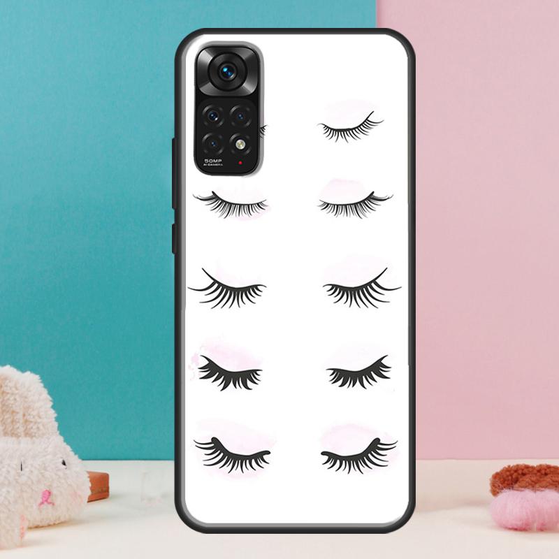 Lipstick Make Up Case For Xiaomi Redmi Note 13 12 Pro 14 11 9 10 9S 10S 11S 12S Redmi 14C 13C 10C 12C Cover