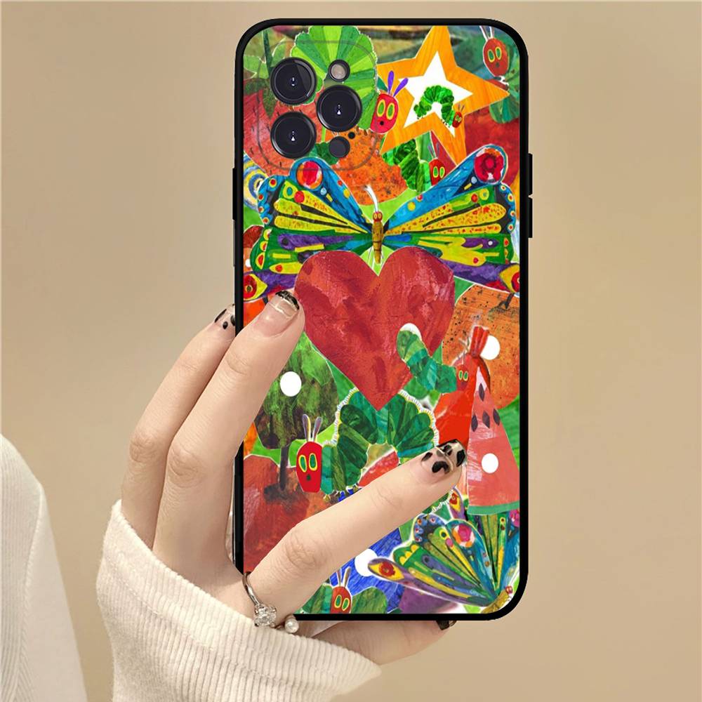 The Very Hungry Caterpillar Phone Case For IPhone 17 16 14 15 13 12 11 Pro Max Plus Silicone Soft Cover