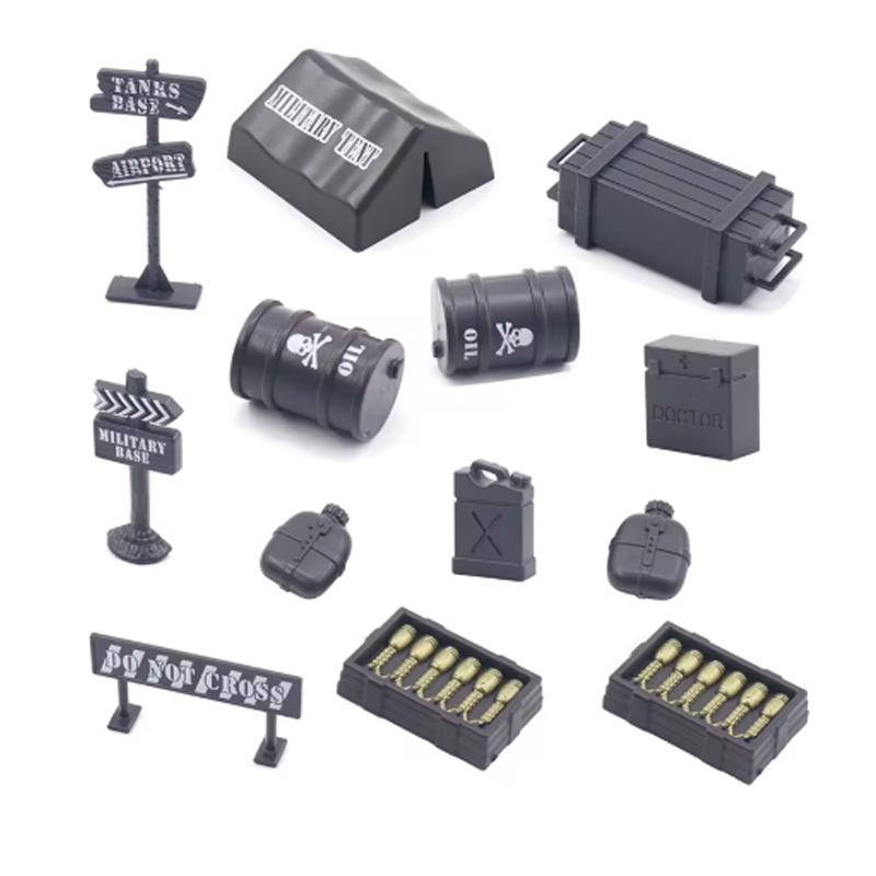 MOC Military Building Block Set Weapons War Army Accessories Soviet Army Characters Cannon Carts Launchers Tents Block Bricks Gift Presents Toy