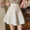 Korean Style Plus-Size Multi-Color High-Waisted Slimming A-Line Skirt for Women
