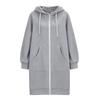 Damen Casual Kapuzenjacke mit Reißverschluss und Taschen