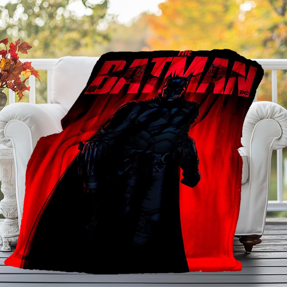 Batman DC Comics Superheld - Wohndecke, Weiche Bettwäscheabdeckung, Flanelldecken, Wohnzimmer, Reise, Camping, Ganzjahresnutzung040