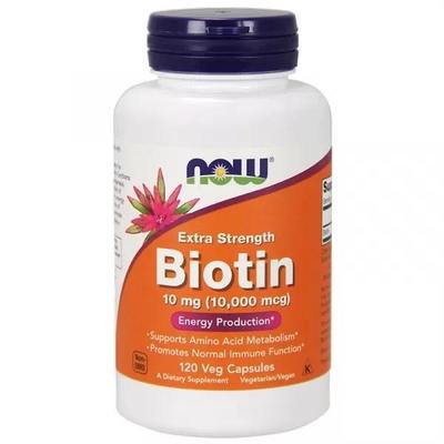 BIOTIN 10MG (10,000mcg), 120 VCAPS