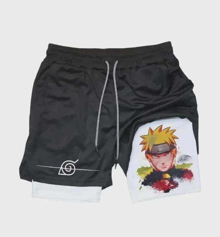 

Двошарові спортивні повсякденні шорти для дорослих із аніме-серіалу 2024 року L